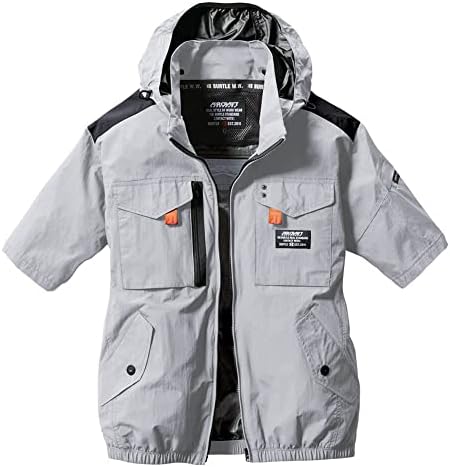 (34) 4つ穴空調服 バートル AC1156 アッシュグレー XXL バートル AC2034 エアークラフト ACベスト アッシュ